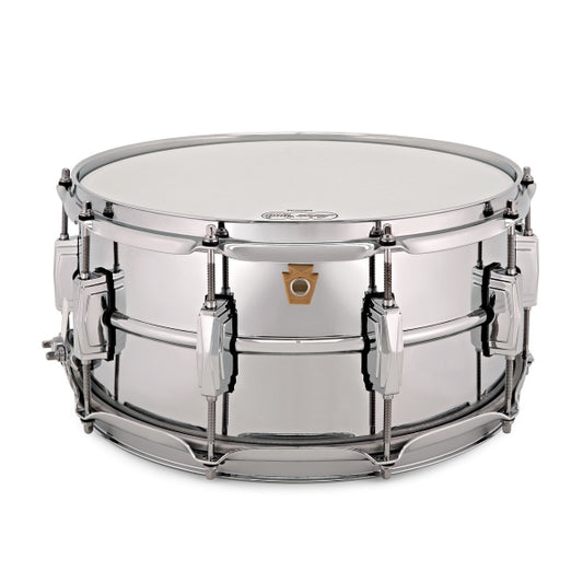 Ludwig LM402B 14 x 65 Supraphonic Snare Drum Chrome Over Brass
