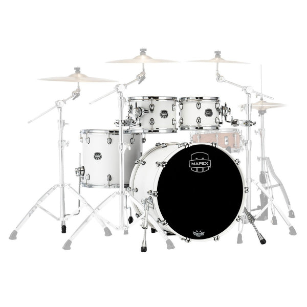 Mapex Saturn 22 4pc Short Stack Drumkit Shell Pack Satin White