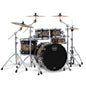 Mapex Saturn VI 22 4pc Fast Rock Shell Pack in Black Ink Burst