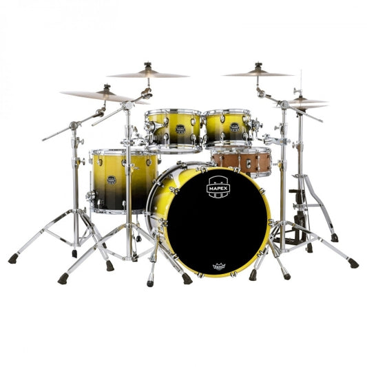 Mapex Saturn 22 4pc Drum Kit Shell Pack Sulphur Fade