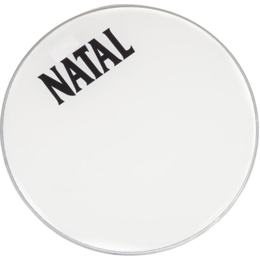 Natal Bass Drum Logo Head White 22