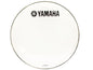 Yamaha 22 inch Classic White Bass  Kick Drum Logo Head