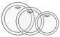 Remo Fusion ProPack Pinstripe Head Pack 101214