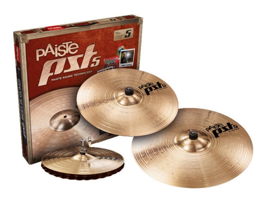 Paiste PST5 3 Piece Rock Cymbal Box Set 141620