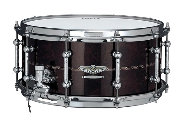 Tama Star Reserve BubingaWalnut 14 x 65 Snare Drum Gloss Claro Walnut