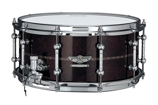 Tama Star Reserve BubingaWalnut 14 x 65 Snare Drum Gloss Claro Walnut