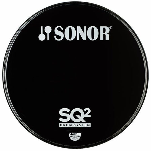Sonor 22 SQ2 Bass Drum Logo Head Resonant