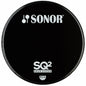 Sonor 22 SQ2 Bass Drum Logo Head Resonant