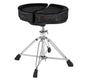 Ahead Spinal G Drum Throne with Base Black Sparkle Sides 4 Leg