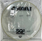 Sonor 22 SQ2 Clear Bass Drum Logo Head Resonant
