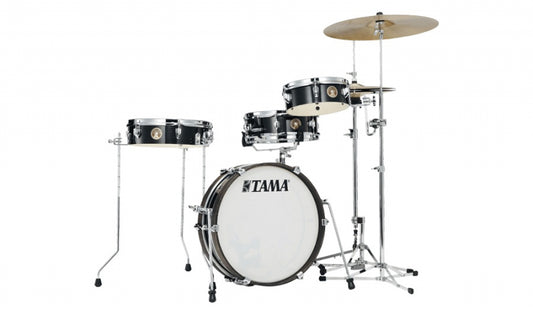 Tama Club-JAM Pancake 4-Piece Shell Set (Hairline Black)
