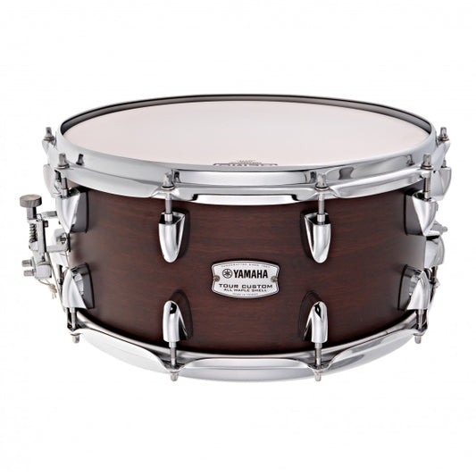 Yamaha Tour Custom 14 x 55 Snare Drum Chocolate Satin
