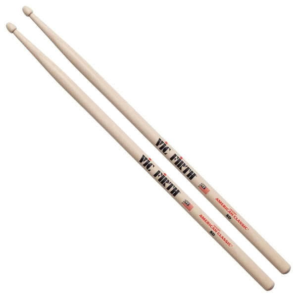 Vic Firth American Classic 8D Hickory Drumsticks Wood Tip