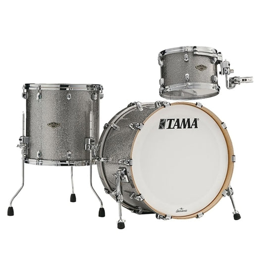 Tama Starclassic WalnutBirch 22 3pc Shell Pack  Smoked Silver Sparkle