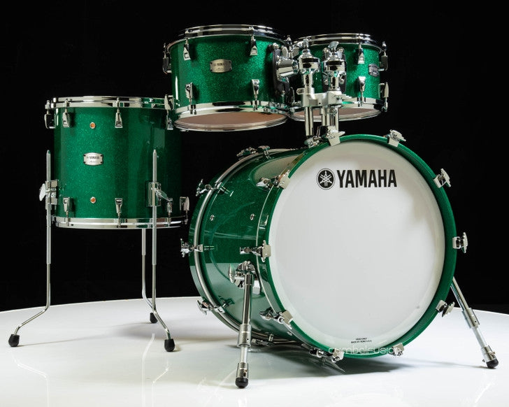 Yamaha Absolute Hybrid Maple Drum Kit Green Sparkle