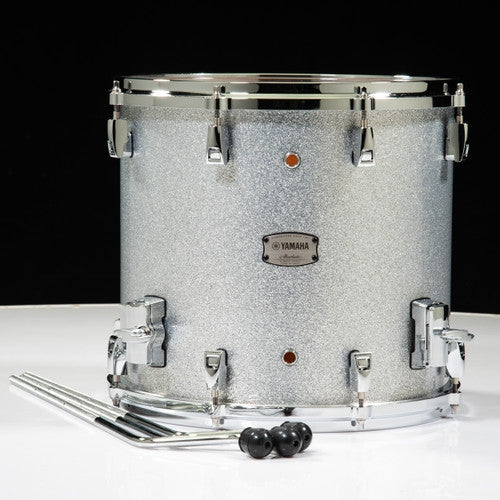 Yamaha AHM 14 x 13 Absolute Hybrid Maple Floor Tom Silver Sparkle