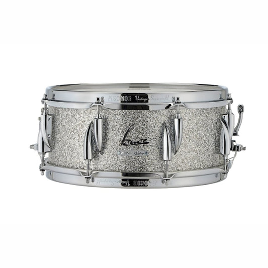 Sonor Vintage Series 13 X 6 Snare Drum Vintage Silver Glitter